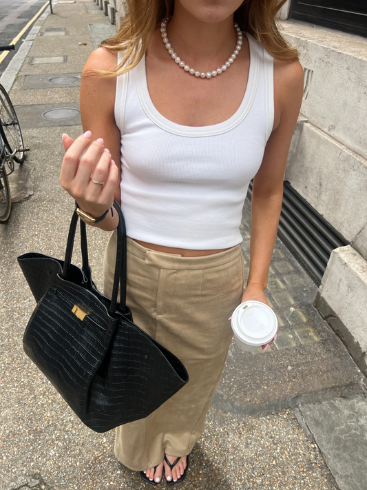 Suede Set - Maxi Skirt